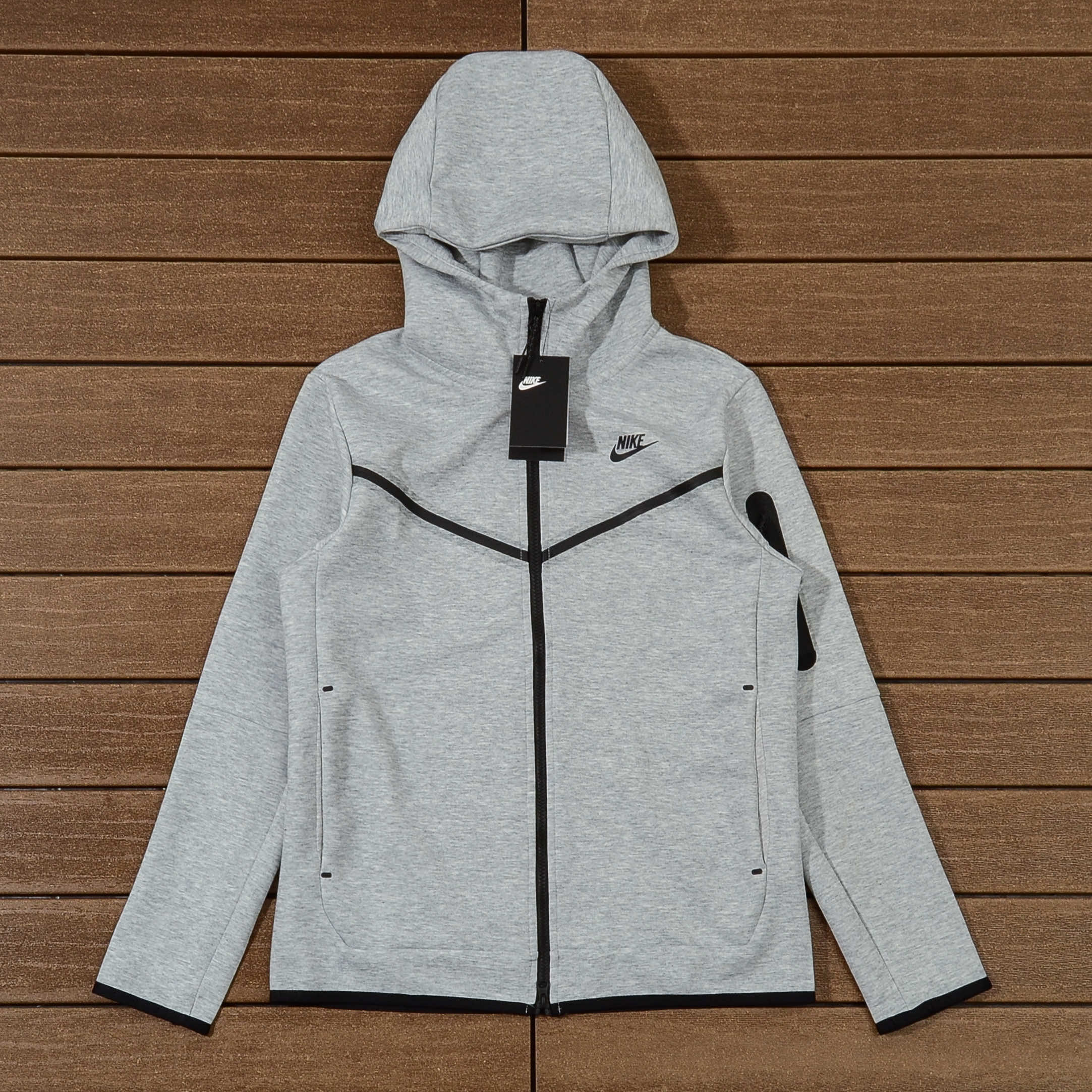 Conjunto Nike Tech Gris Claro